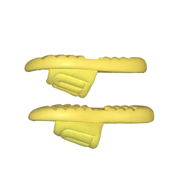 WOMENS US 8 UGG MINI SLIDE SANDAL YELLOW TERRYCLOTH LINED SUNDRESS BEACH - Picture 4 of 5